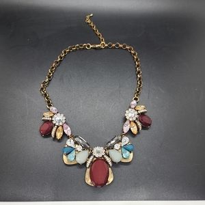 Statement Necklace. Multi-colored.